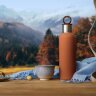 Термобутылка Sherp, оранжевая