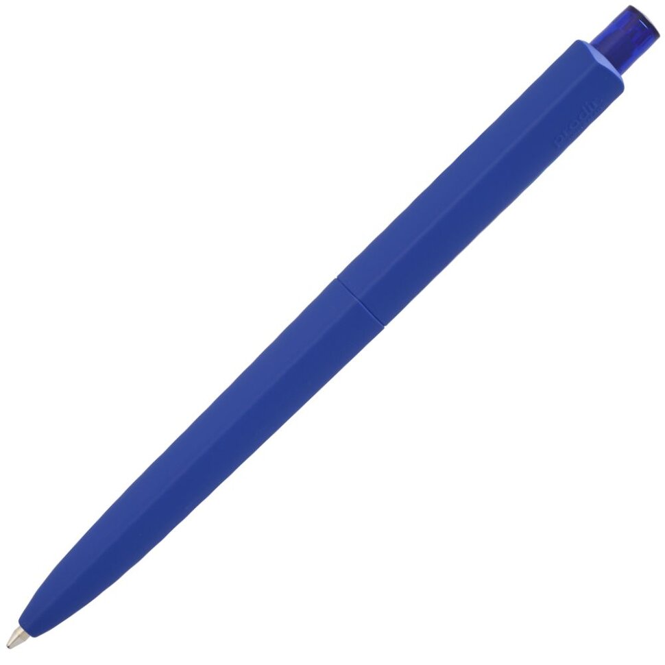 Ручка шариковая Prodir DS8 PRR-T Soft Touch, синяя