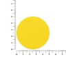 Наклейка тканевая Lunga Round, M, желтая