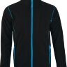 Куртка мужская Nova Men 200, черная с ярко-голубым