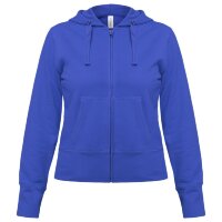 Толстовка женская Hooded Full Zip ярко-синяя