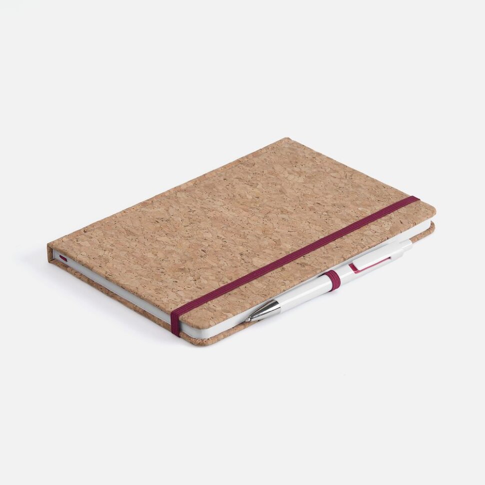 Блокнот Corkfolio, красный
