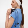 Беспроводная скакалка Silentino, черная с синим Беспроводная скакалка Silentino, черная с синим
