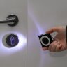 Брелок-фонарик с рулеткой Rule Tool, черный