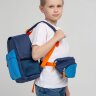 Поясная сумка детская Kiddo, синяя с голубым