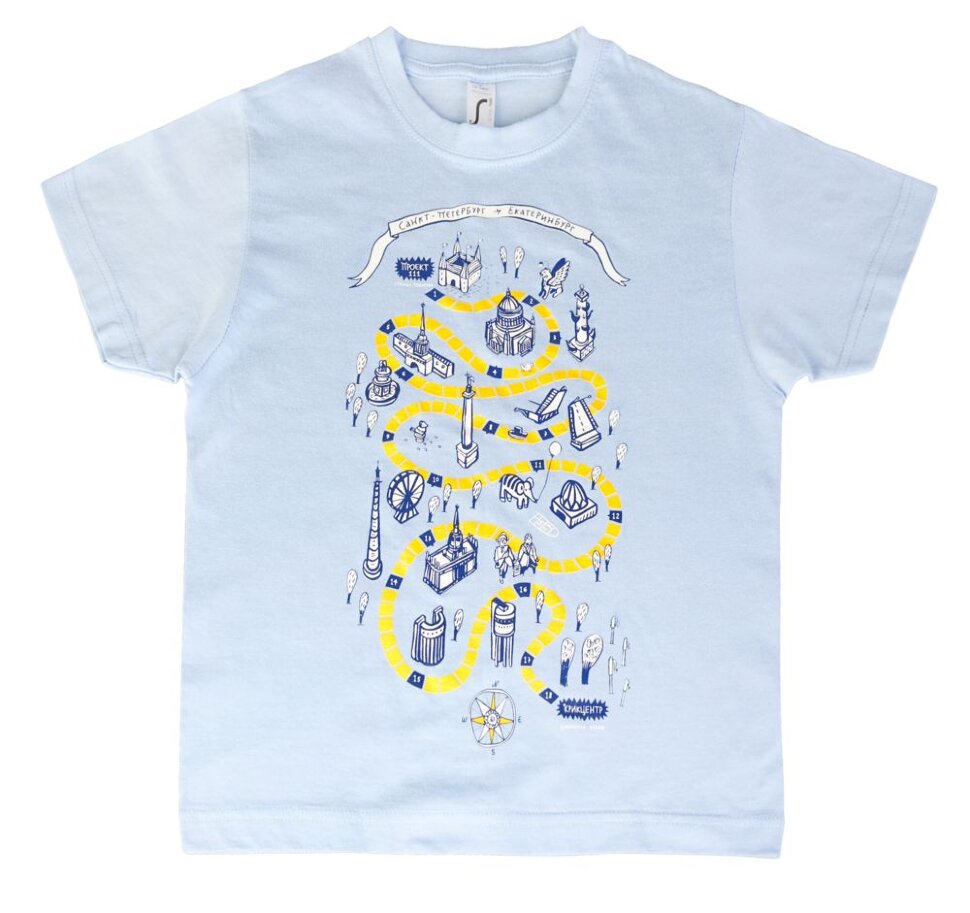Футболка детская Regent Kids 150, голубая