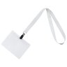 Лента для бейджа Neckband, белая